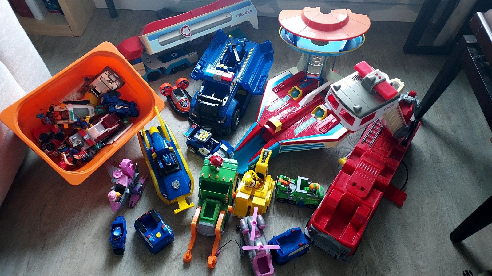grote verzameling Paw patrol speelgoed, Kinderen en Baby's, Ophalen, Gebruikt