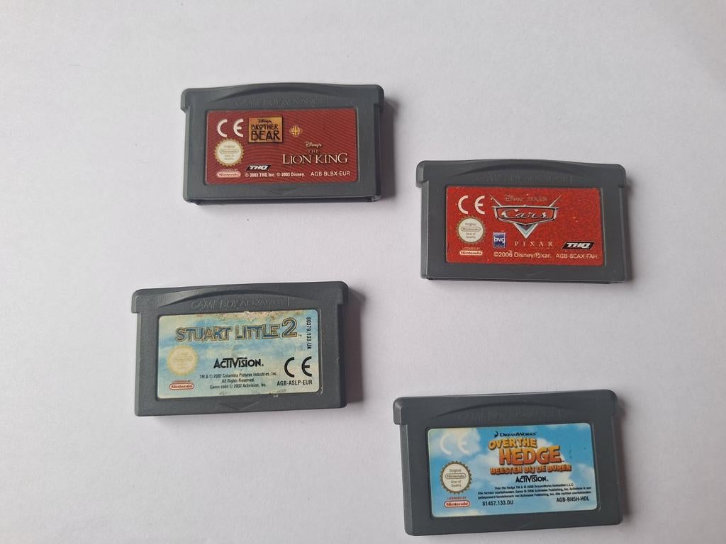 Game Boy (Advance) bundel – 10 games (Disney, Cars, SpongeBo, Games en Spelcomputers, Games | Nintendo Game Boy, Ophalen of Verzenden