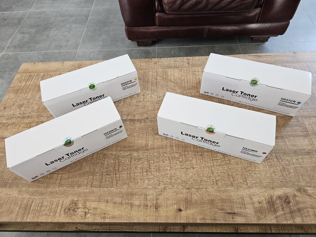 Set nieuwe laser toners / cartridges, Ophalen, Nieuw, Cartridge, HP