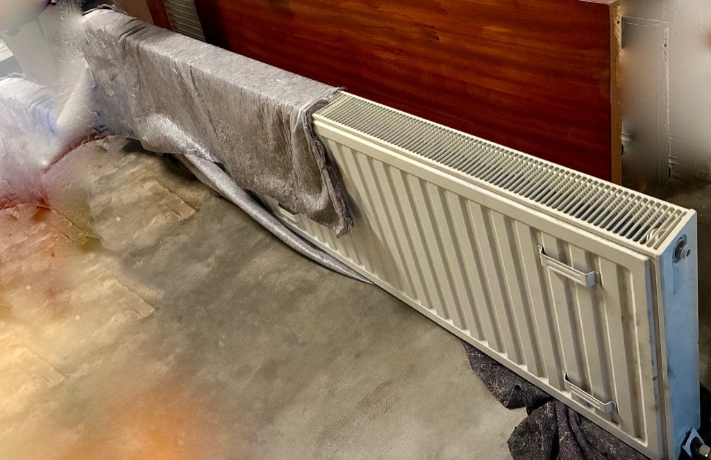 Radiateur moderne blanc 225 cm sur 50 cm, Bricolage & Construction, Enlèvement, Utilisé, 150 cm ou plus, Radiateur