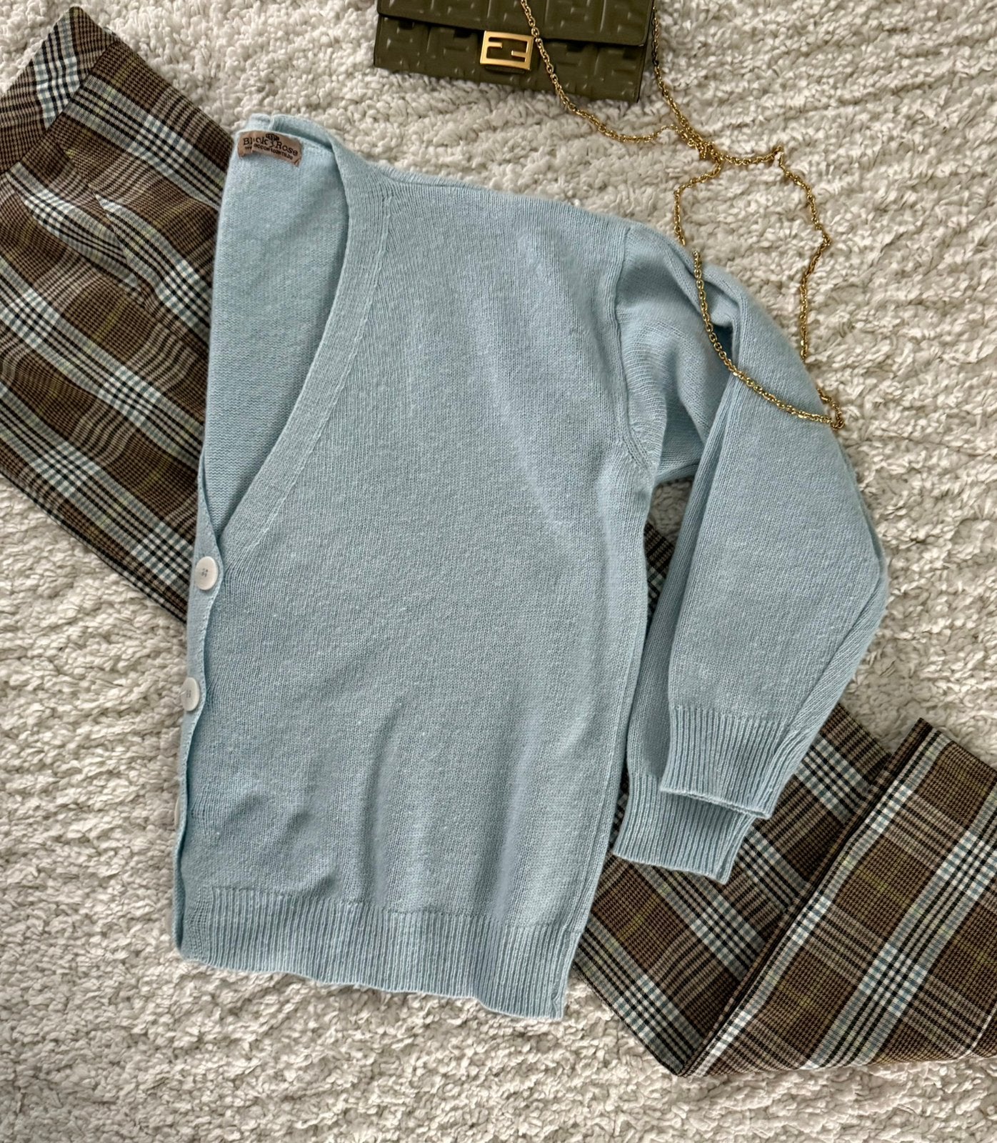 Trui/gilet Black Rose, Ophalen of Verzenden, Zo goed als nieuw, Maat 38/40 (M), Blauw