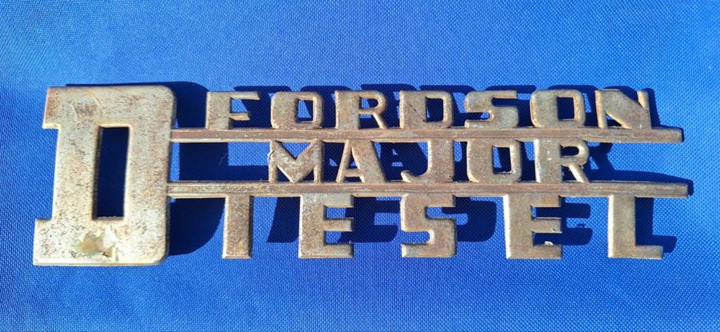 Fordson Major Diesel embleem uit 1954 in perfecte staat, Ophalen of Verzenden, Oldtimer, Ford