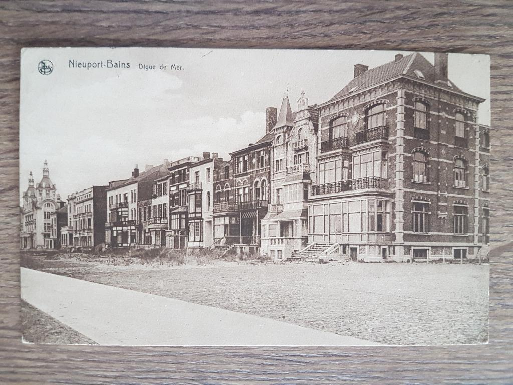 Postkaart Nieuwpoort Nieuport Bains Digue de Mer, Ophalen of Verzenden, 1920 tot 1940, Gelopen, West-Vlaanderen