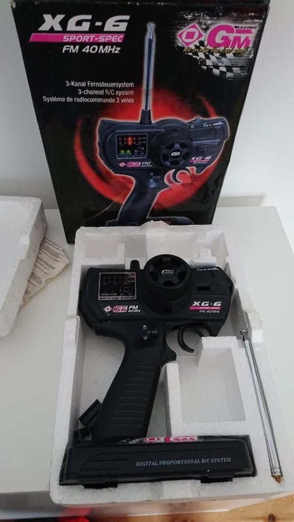 Radiocommande FM 40 MHz GM Racing XG-6 Sport-Spec, 3 voix, Enlèvement ou Envoi