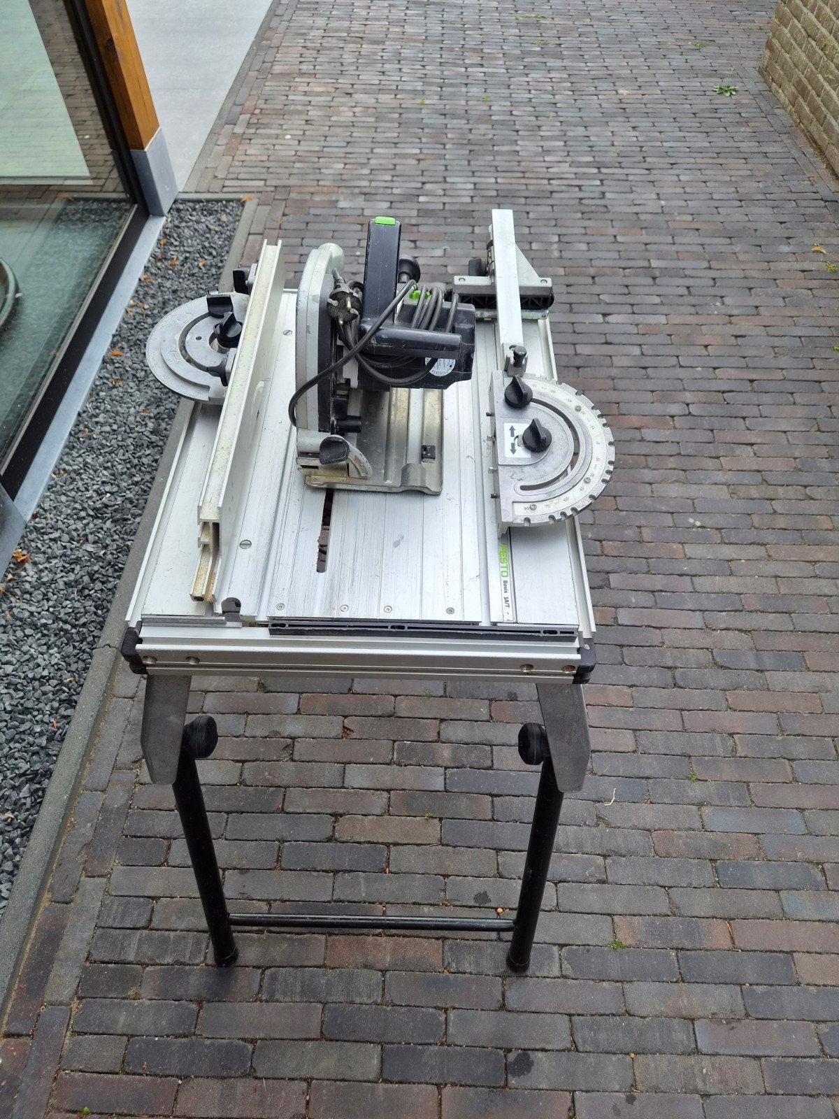 Zaagtafel Festool basis1A + zaagmachine ATF 55 + geleiders, Ophalen