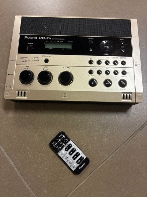 roland muziek recorder, Enlèvement