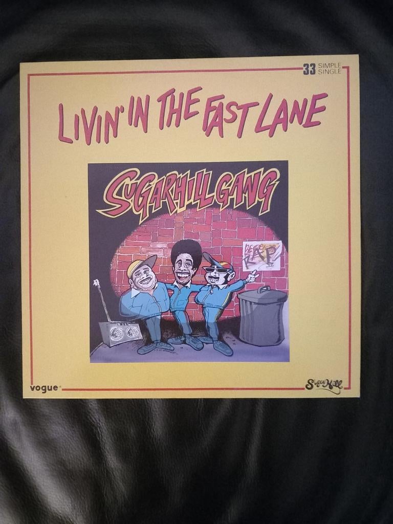 Sugar Hill Gang "Livin in the fast lane", Enlèvement ou Envoi, Comme neuf