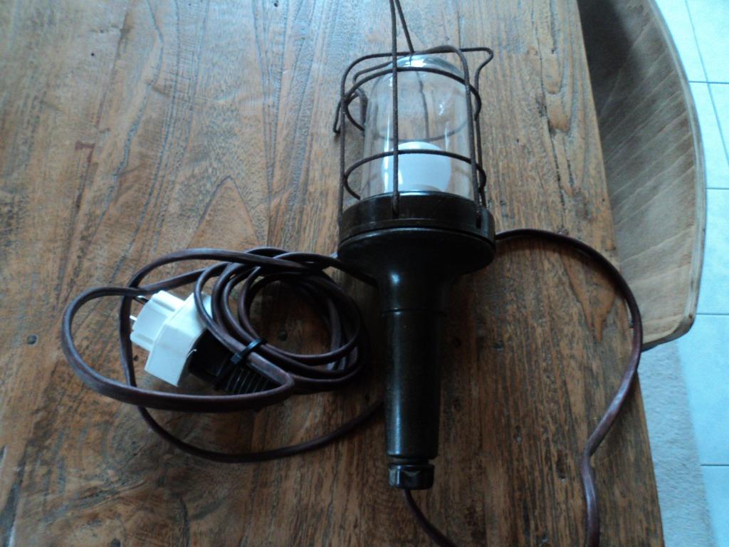 oude looplamp, Ophalen, Gebruikt