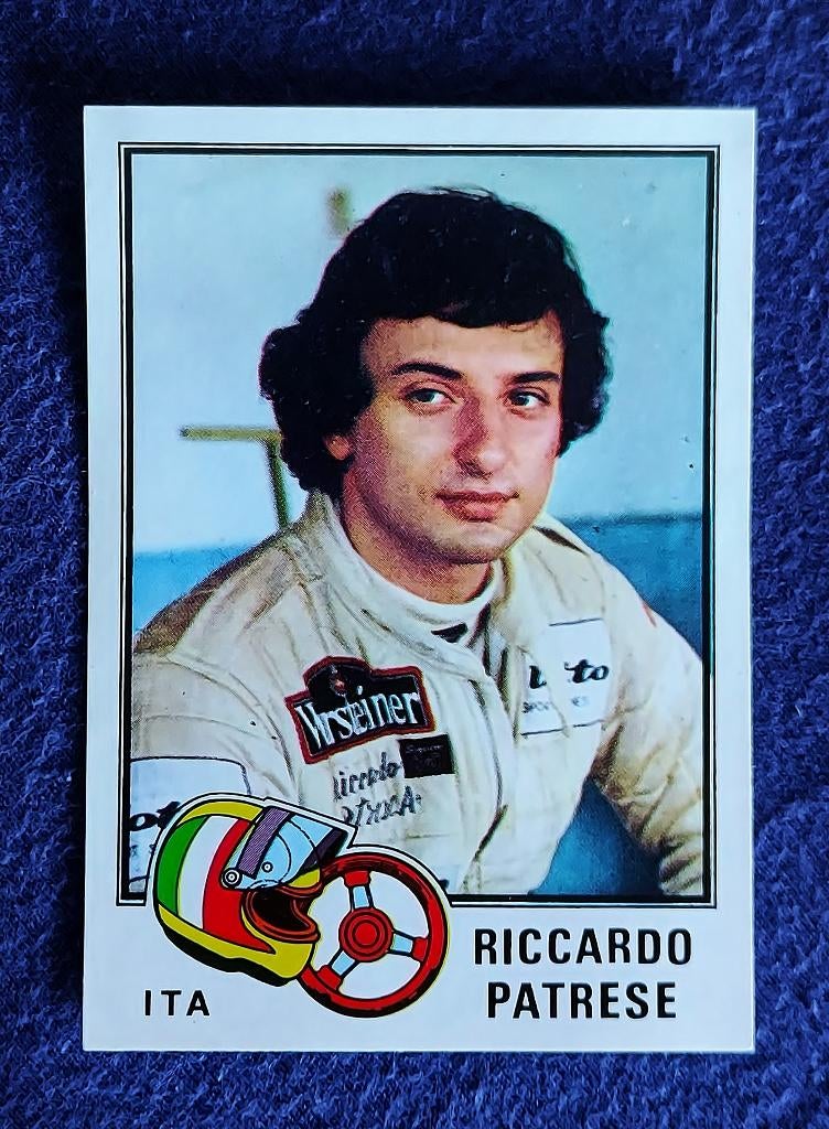 Panini sticker GP  ' F1 1980 - Ricardo Patrese '  #130, Enlèvement ou Envoi, Neuf, Autocollant