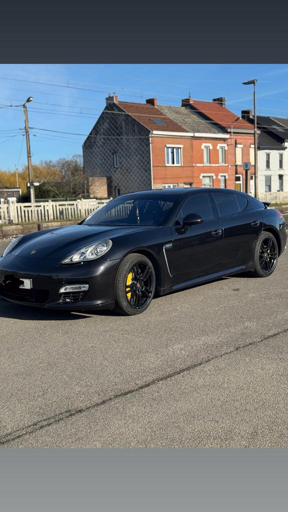 Porsche panamera turbo, Auto's, Porsche, Automaat, 4800 cc, 8 cilinders, Zwart