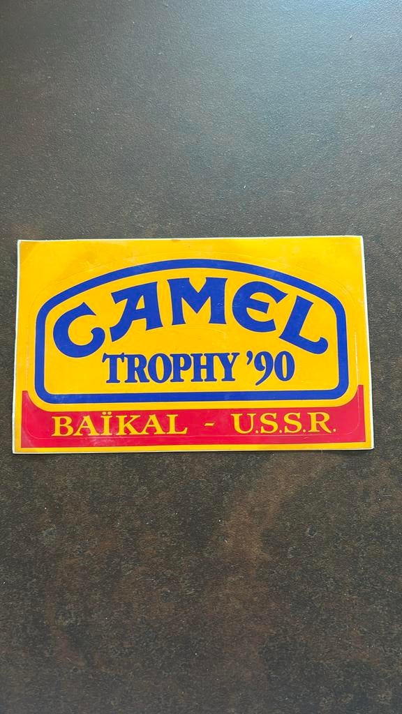 Sticker Autocollant CAMEL Baikal - USSR, Enlèvement ou Envoi, Comme neuf