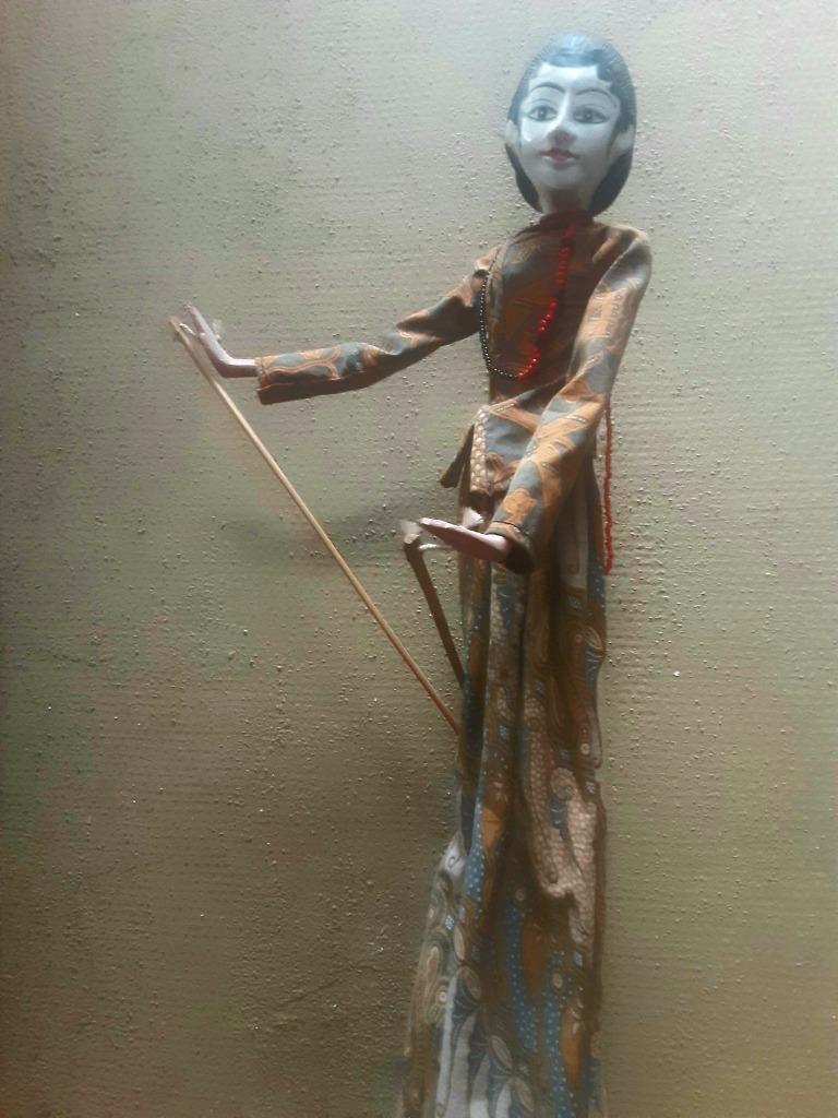 Indonesische wayang theatherpop, Java, Antiek en Kunst, Ophalen