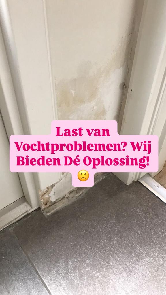 Vochtproblemen Wij Bieden Dé Oplossing!, Doe-het-zelf en Bouw, Ophalen, Zo goed als nieuw