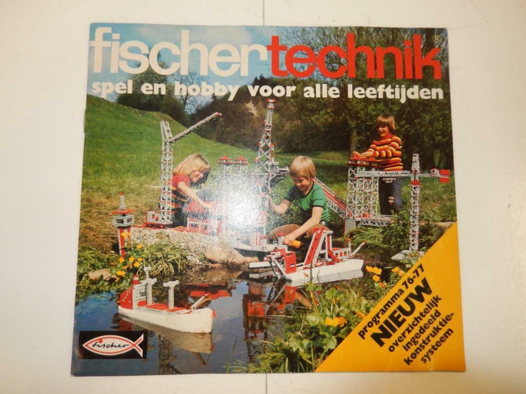 "fischertechnik" (catalogus Programma 76-77), Enlèvement ou Envoi, Comme neuf, Autres types, Autres marques