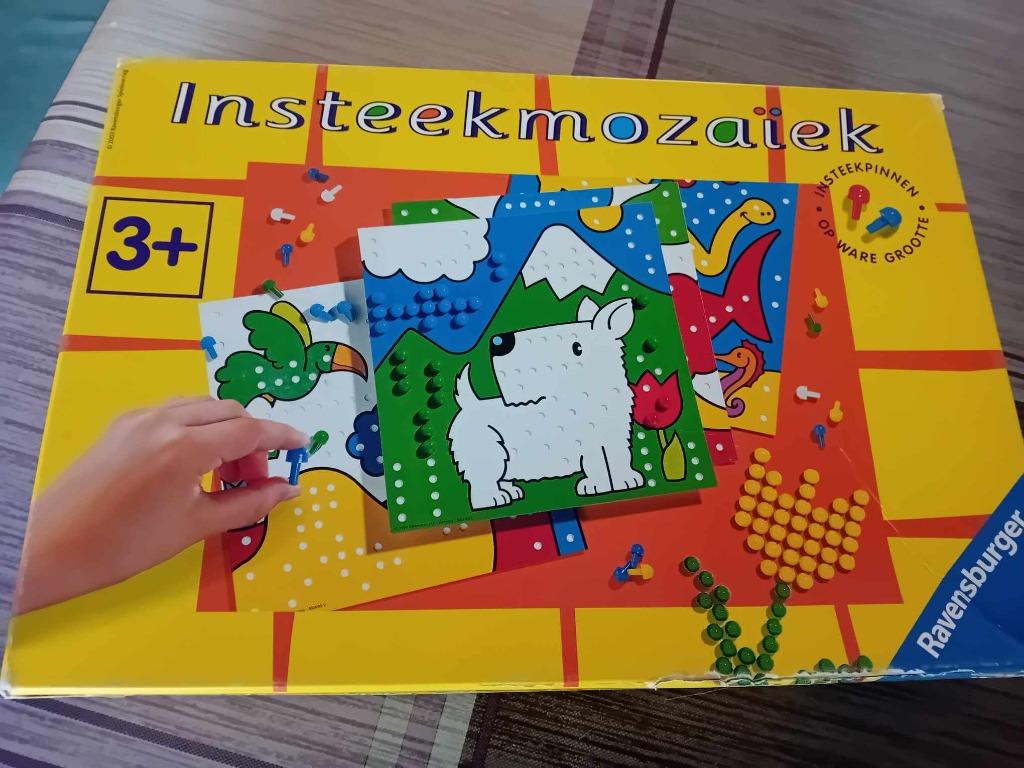 Ravensburger insteekmozaiek, Kinderen en Baby's, Ophalen, Gebruikt, Puzzelen
