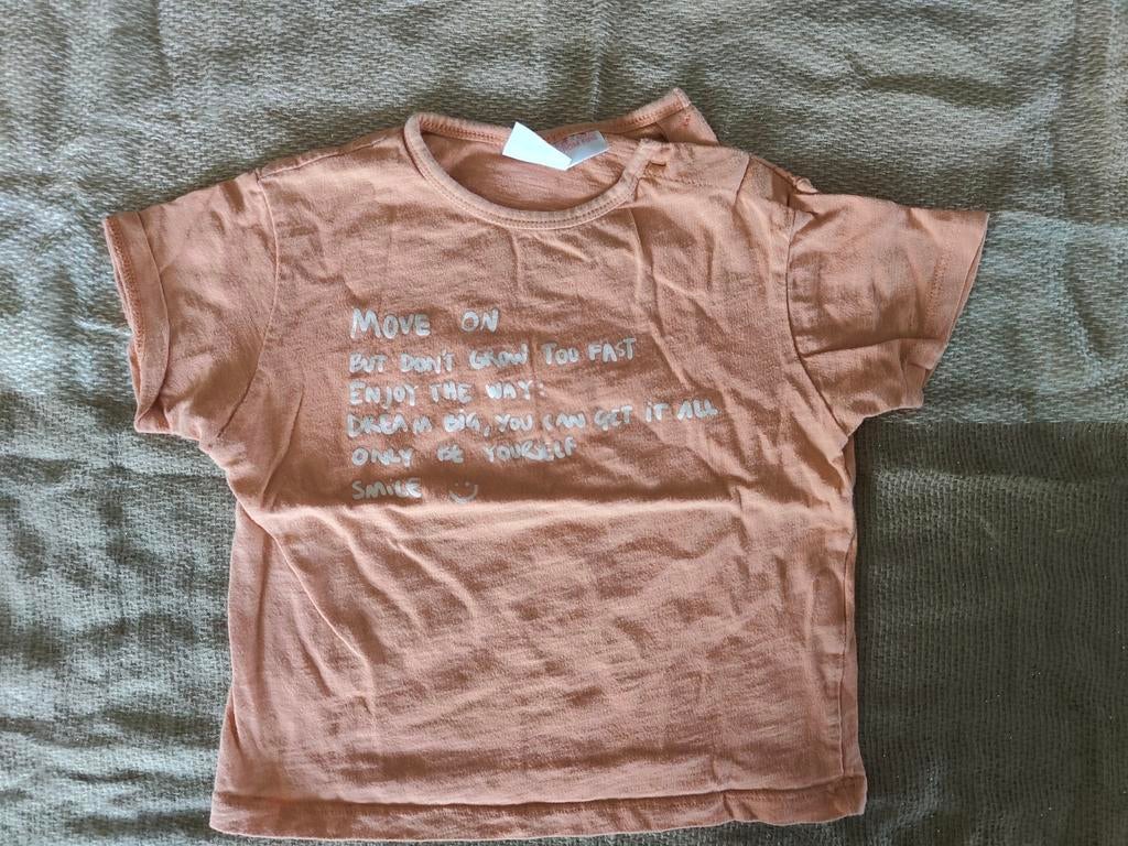 T-shirt, Enfants & Bébés, Vêtements de bébé | Taille 80, Garçon, Enlèvement ou Envoi, Comme neuf, Zara