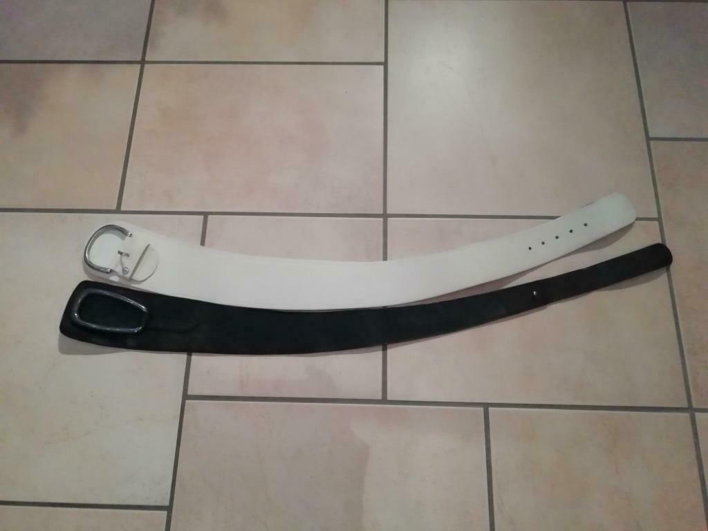 Ceinture blanche et ceinture noire, Enlèvement ou Envoi, Porté, Ceinture, 5 cm ou plus