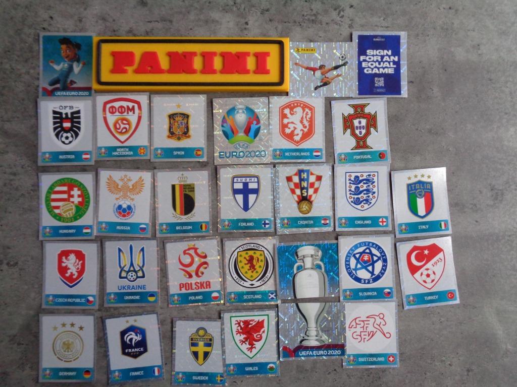 Autocollants de football PANINI EURO 2020 30X AUTOCOLLANTS , Envoi