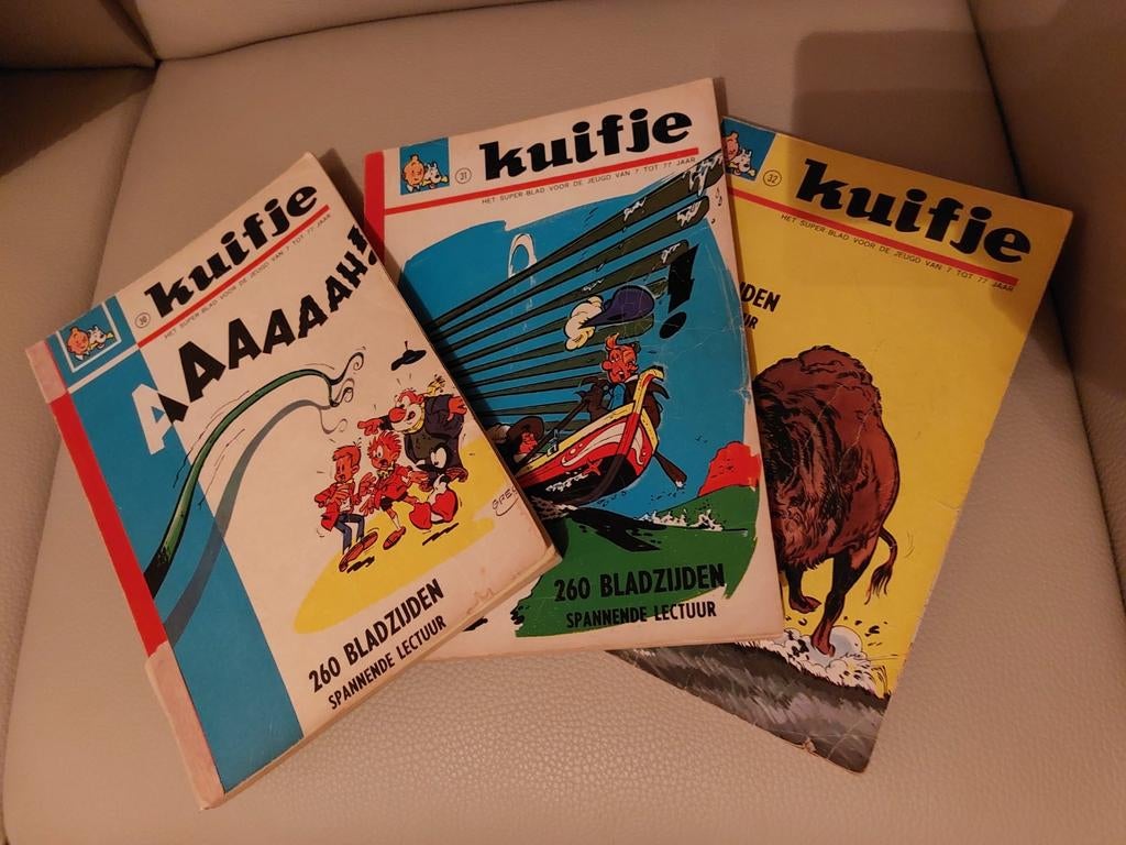 Kuifje Weekblad jaren '60 verzamelboeken nrs. 30, 31 en 32 ., Ophalen of Verzenden, Kuifje, Gebruikt, Boek of Spel