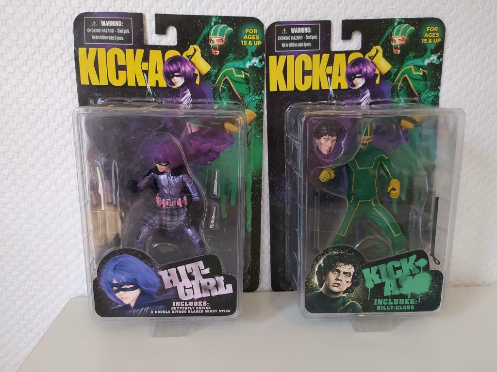 Kick Ass 6 inch Action Figures Set Of 2, Ophalen, Zo goed als nieuw, Film, Actiefiguur of Pop