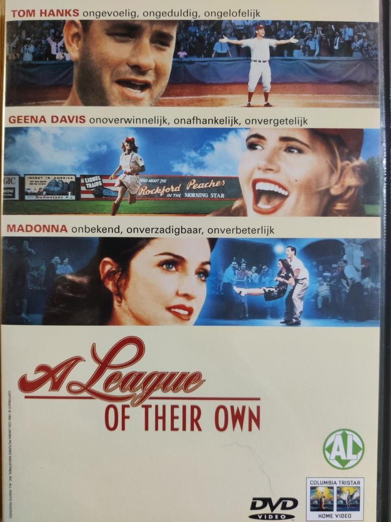 A League Of Their Own (1992) (Tom Hanks, Madonna) DVD, Enlèvement ou Envoi