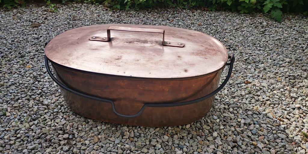 saumonière ancienne cuivre, Enlèvement ou Envoi, Utilisé