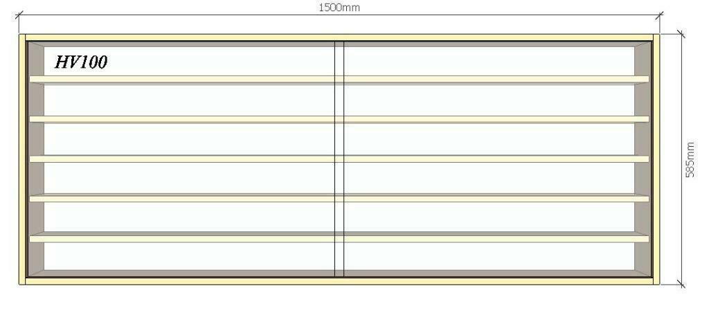 hO vitrines met ingebouwde ledverlichting, Hobby en Vrije tijd, Overige typen, Nieuw, Ophalen of Verzenden, NS