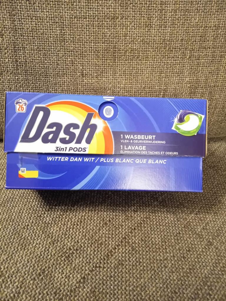 1 doos Dash 3-in-1 pods (26 pods), Ophalen of Verzenden, Schoonmaakmiddel