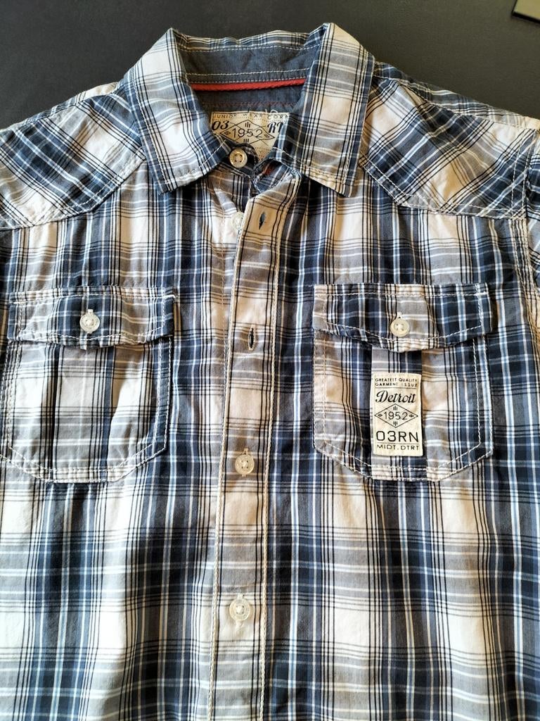 Jongens hemd maat 158/164, Kinderen en Baby's, Kinderkleding | Maat 158, Ophalen, Overhemd of Blouse, Zo goed als nieuw, HERE & THERE