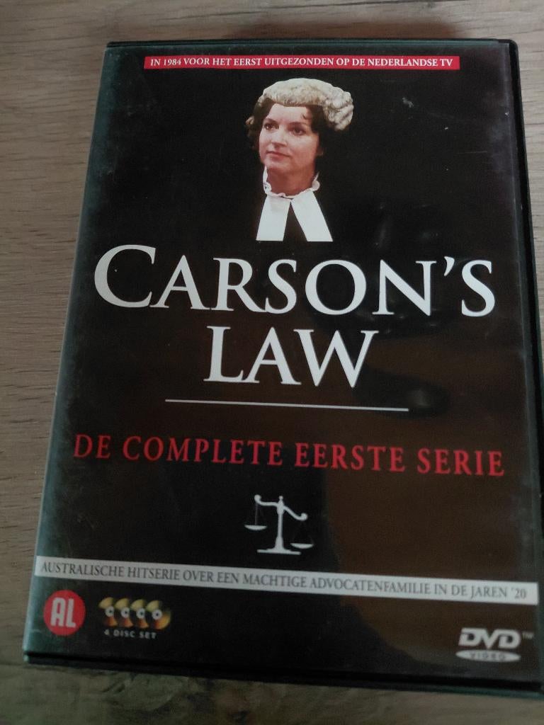 Carson's Law Seizoen 1, Cd's en Dvd's, Dvd's | Tv en Series, Ophalen of Verzenden, Zo goed als nieuw