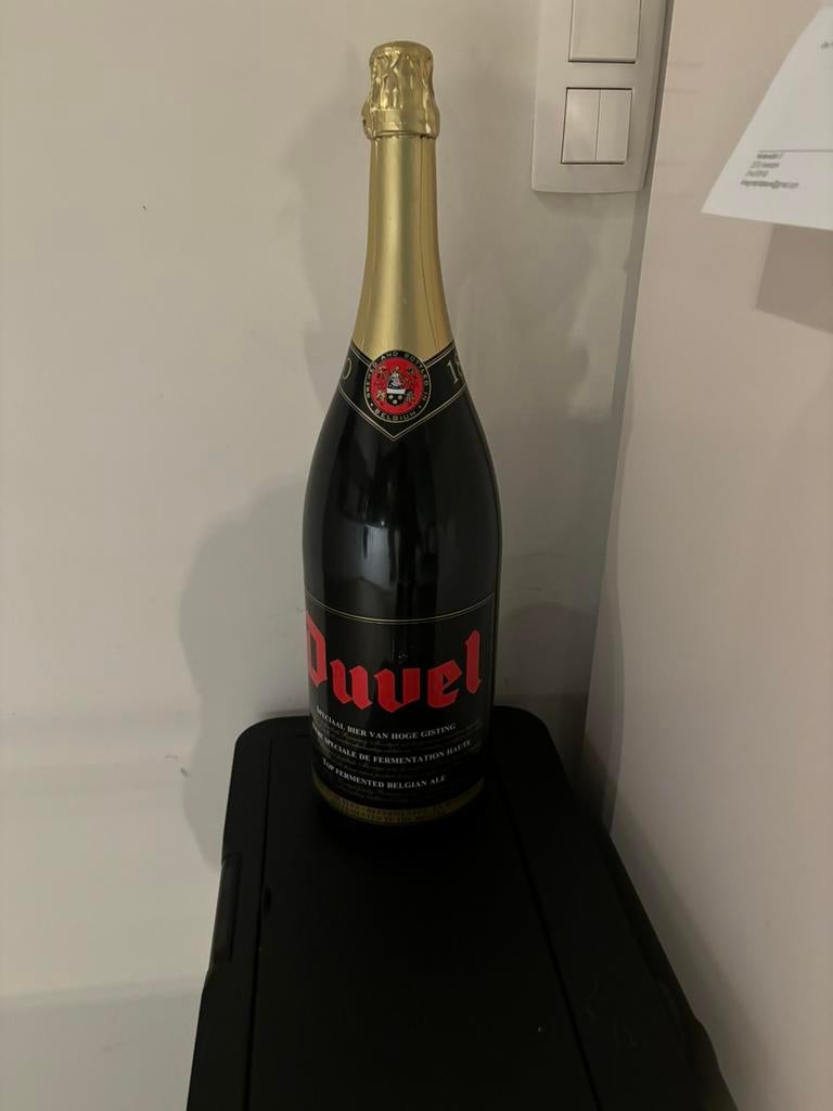 Oude duvel fles 3l 2003, Ophalen, Gebruikt, Overige typen