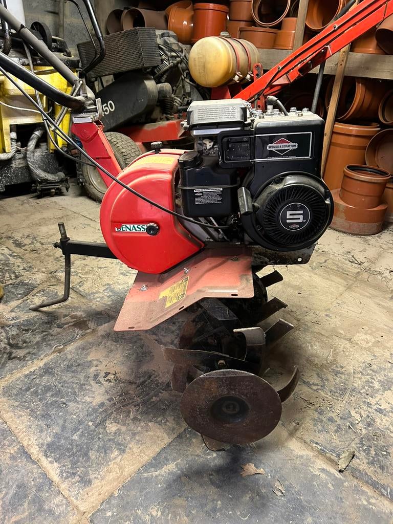 Motoculteur benassi, Enlèvement, Utilisé