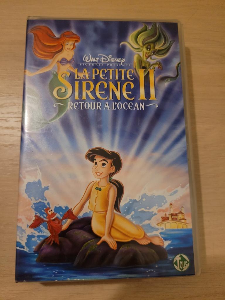 K7 vhs la petite sirene 2, Tekenfilm, Alle leeftijden, Ophalen of Verzenden, Zo goed als nieuw