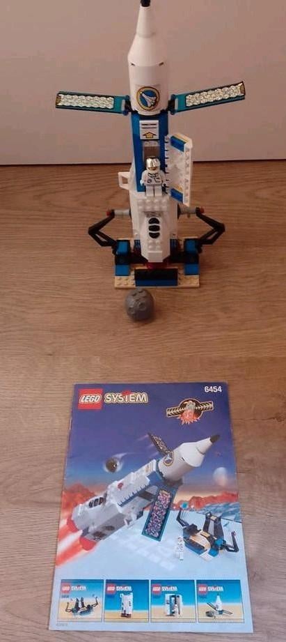 Complete set Lego 6454 Ruimteschip lanceerbasis Saturn1, Enlèvement, Utilisé, Ensemble complet, Lego