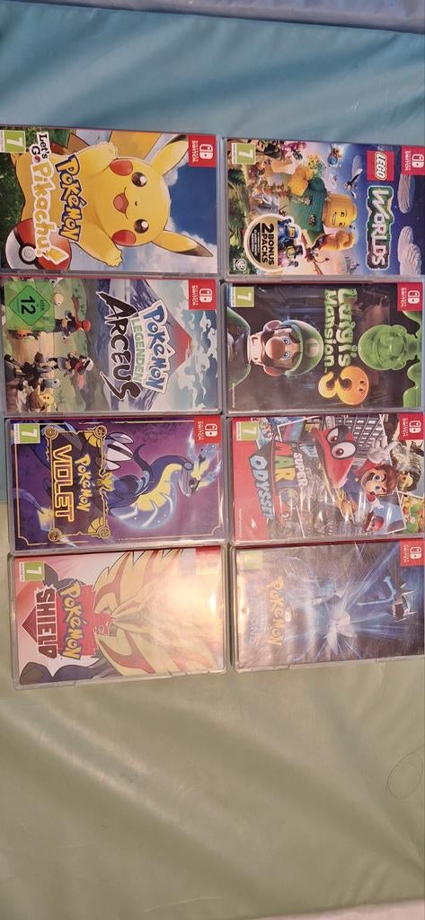 Verschillende nintendo switch games, Enlèvement