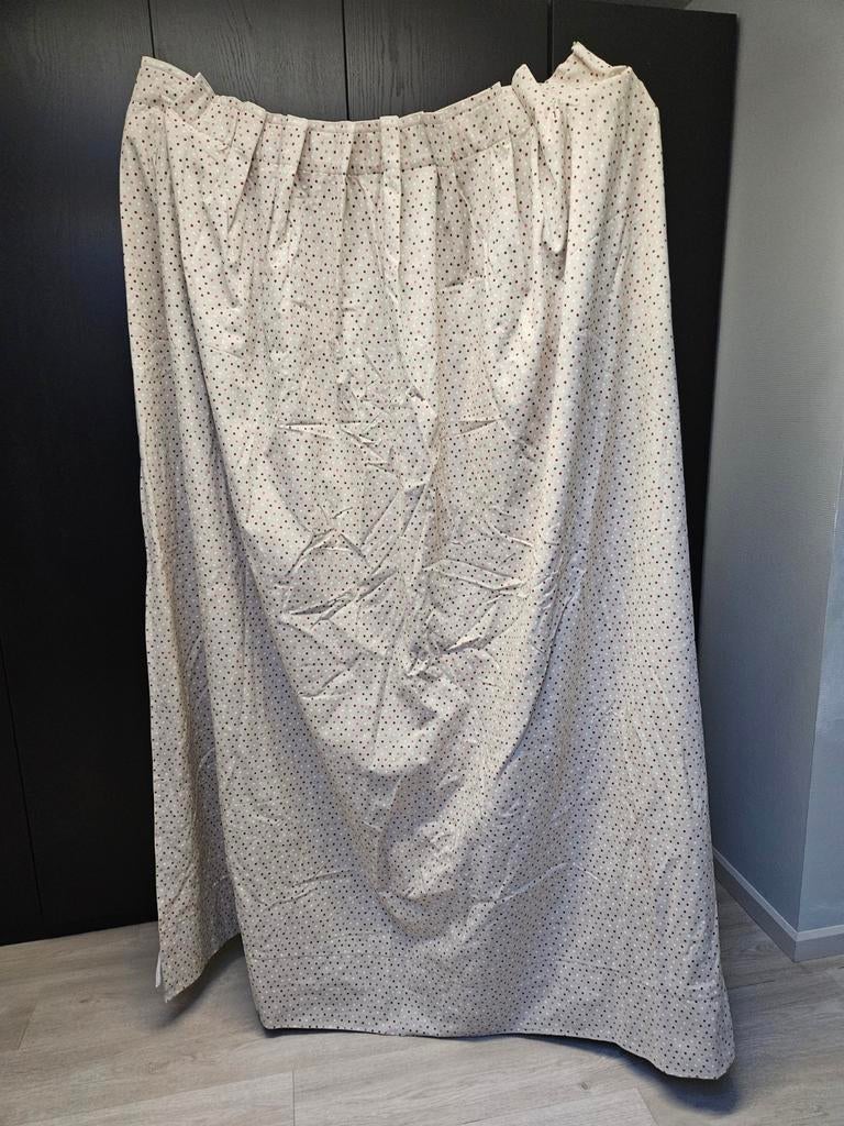 Rideaux solides doublés, Enlèvement ou Envoi, Beige, 150 à 200 cm, Comme neuf