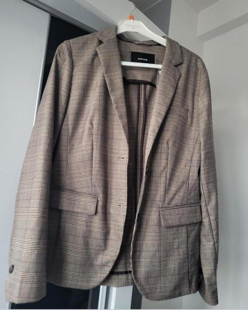 Negen! Opus €15, Kostuum of Pak, Bruin, Maat 42/44 (L), Nieuw