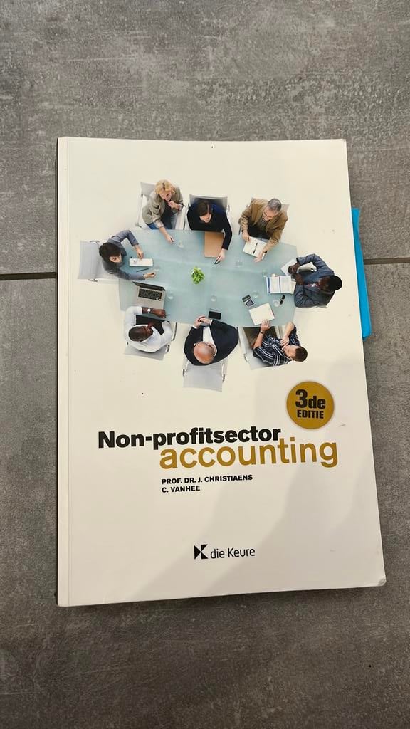 C. Vanhee - Non-profitsector accounting, Boeken, Ophalen of Verzenden, C. Vanhee; J. Christiaens