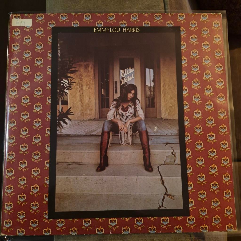 Lp Emmylou Harris "Elite Hotel", Ophalen of Verzenden, 1970 - 1979, Gebruikt, 12 inch