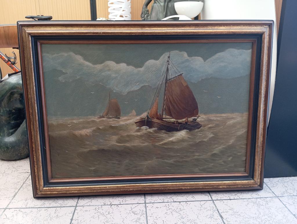 peinture THOMAS VAN WISSEN (1866-1954), Antiquités & Art, Art | Peinture | Classique, Enlèvement