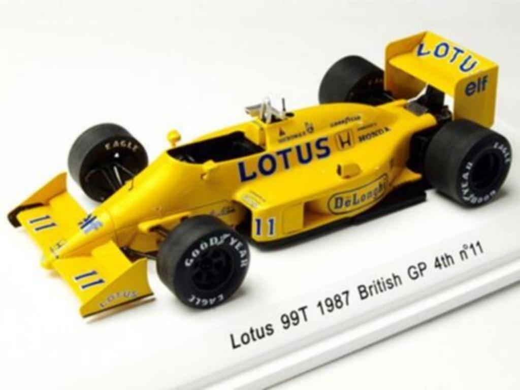 1:43 Spark Rêve R70182 Lotus 99T Honda F1 #11 Nakajima 1987, Ophalen of Verzenden, Nieuw, Auto, Overige merken