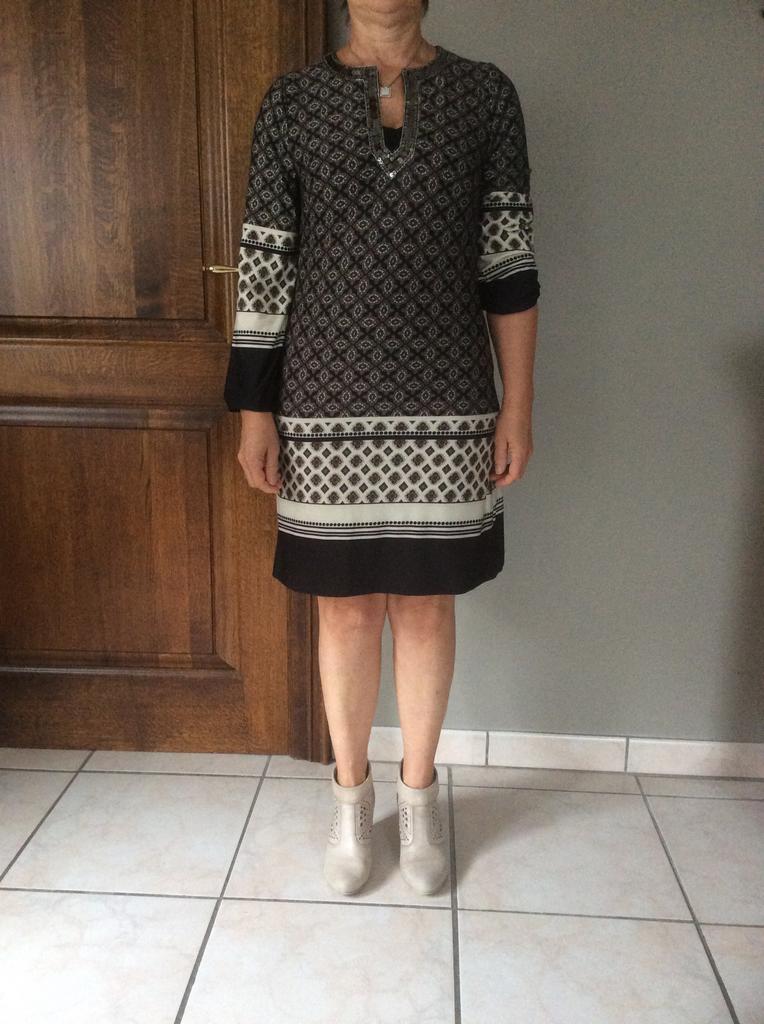 Jurk kleedje K-Design S zwart gevoerd als nieuw, Ophalen of Verzenden