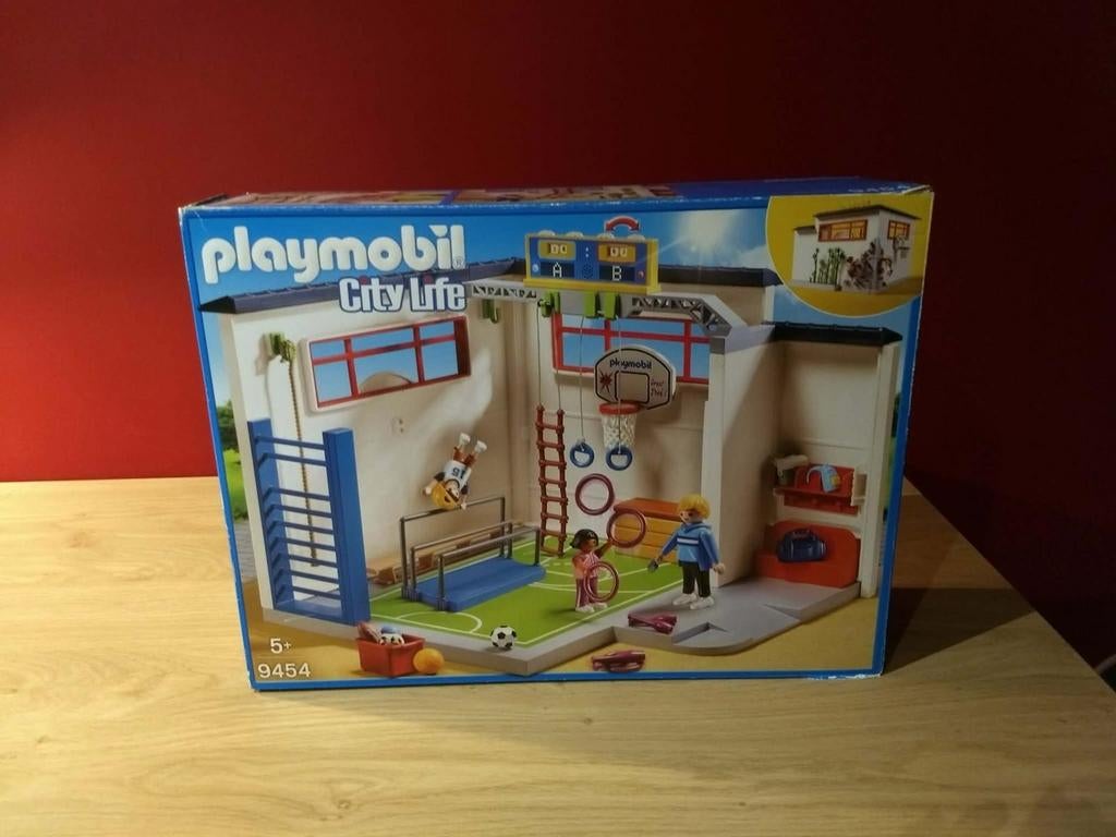 Playmobil turnzaal nr 9454, Kinderen en Baby's, Speelgoed | Playmobil, Ophalen of Verzenden, Zo goed als nieuw