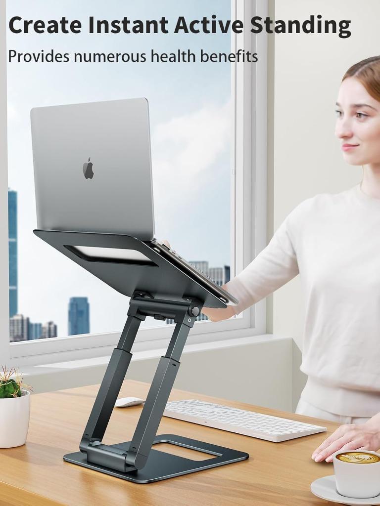In hoogte verstelbare bureau laptopstandaard GRATIS LEVERING, TOUNEE, -, Verzenden, -
