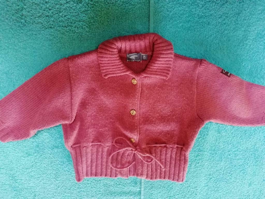Paars wollen vestje pirouette maat 80, Gebruikt, Ophalen of Verzenden, Pirouette, Truitje of Vestje