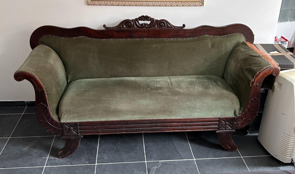 Divan fauteuil ancien gros potentiel, Antiek en Kunst, Ophalen