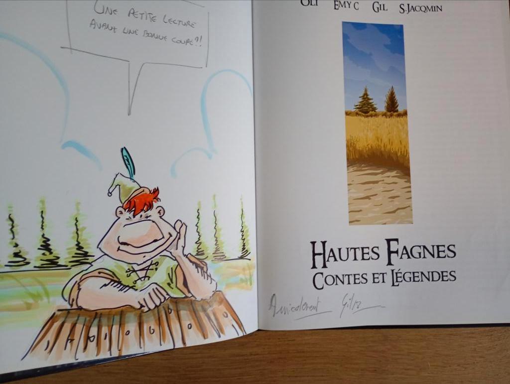 Hautes Fagnes Contes et légendes dédicacé EO, Enlèvement ou Envoi, Une BD, Utilisé, Collectif