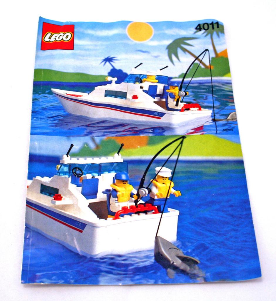 LEGO boot 4011 Cabin Cruiser 100% compleet, Ophalen of Verzenden, Zo goed als nieuw, Complete set, Lego