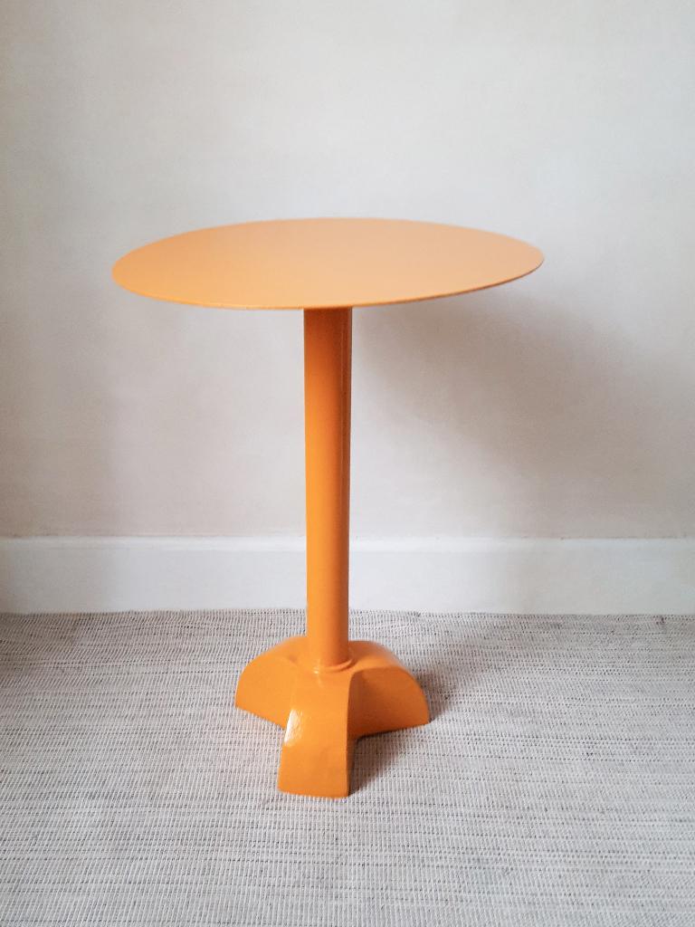 Table de bistrot vintage - fonte - années 1940, Enlèvement ou Envoi