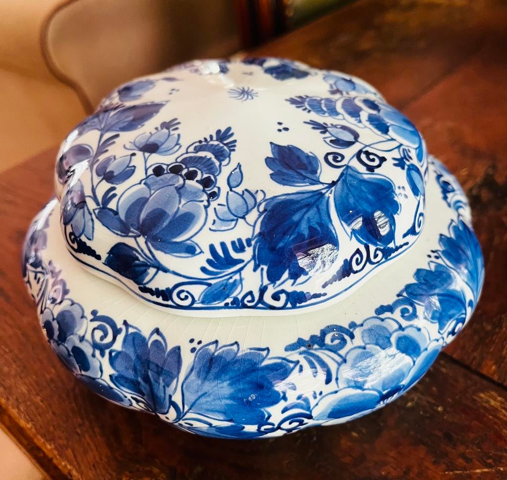 Porceleyne Fles Delfts blauw bonbonniere, Ophalen